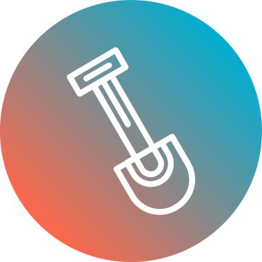 Modern bir tamir aracı simgesinin vektör illüstrasyonu