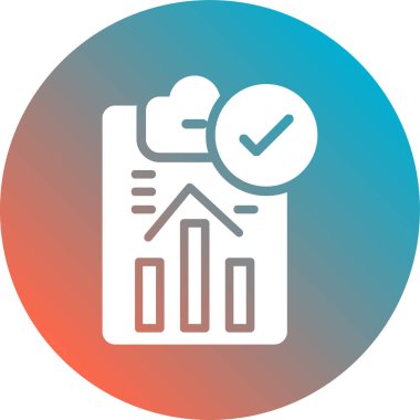 Kontrol Listesi Düz Vektör Simgesi