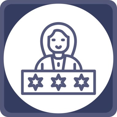 İnsan simgesinin vektör illüstrasyonu