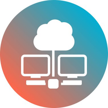 Bulut hesaplama. Web simgesi