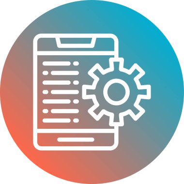 Seo simgesinin vektör illüstrasyonu