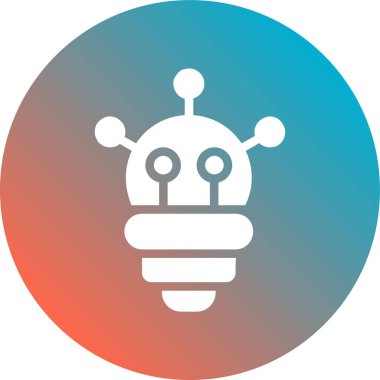 Robot simgesinin vektör illüstrasyonu