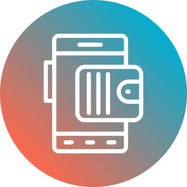 Modern simgenin vektör illüstrasyonu