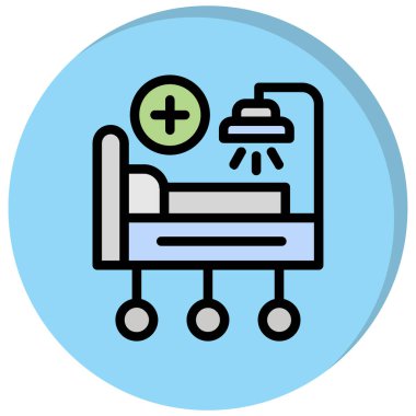 Hastane Simgesi Vektör İllüstrasyonu