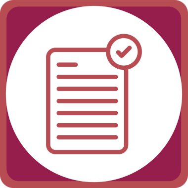 Pano. Web simgesi basit illüstrasyon