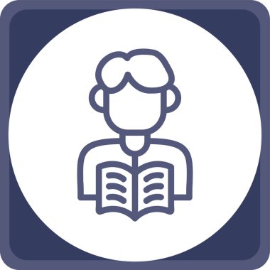 kitap simgesi, illüstrasyon vektörü