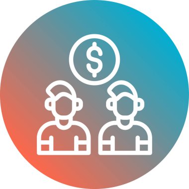 İş adamlarının vektör illüstrasyonu