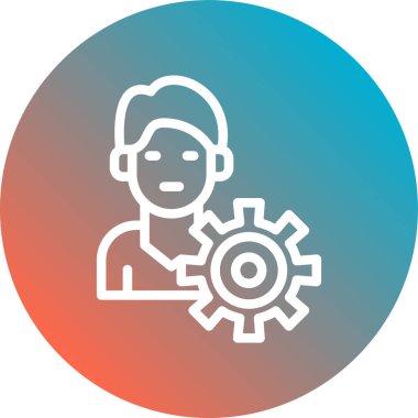 Maskeli bir adamın vektör çizimi