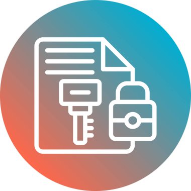 Belge simgesinin vektör illüstrasyonu