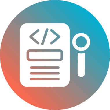 Programlama. Web simgesi basit illüstrasyon