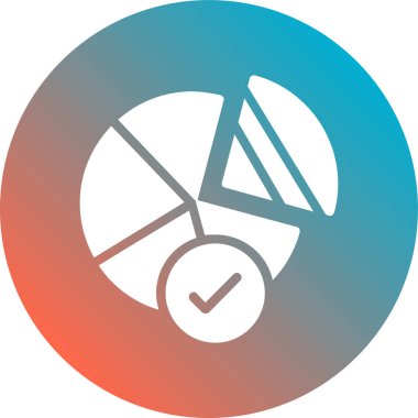 Bir saat simgesinin vektör illüstrasyonu