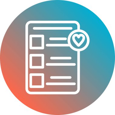 Belge. Web simgesi basit illüstrasyon