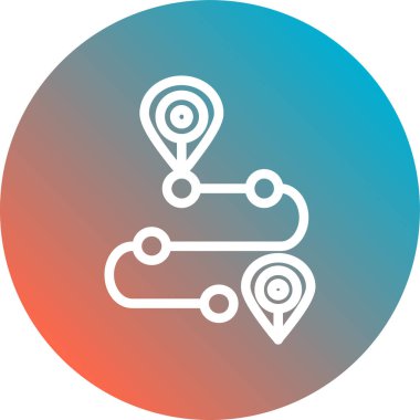 vektör gps konum simgesi