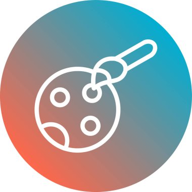 Modern b 'nin vektör illüstrasyonunda yiyecek ikonu yok