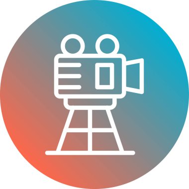 kamera simgesi vektör illüstrasyonu