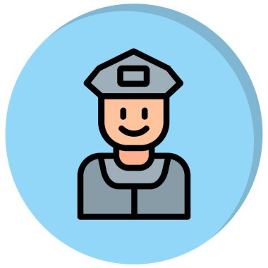 asker simgesi vektör illüstrasyonu