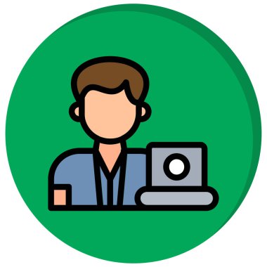 bilgisayar simgesi vektör illüstrasyonu