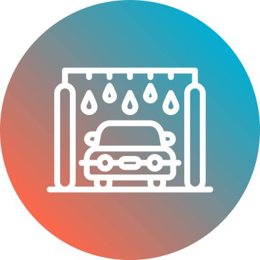 Araba Yıka vektör simgesi