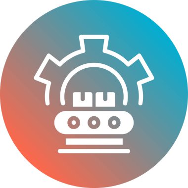 Modern simgenin vektör illüstrasyonu