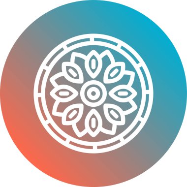 Güzel çiçeğin vektör çizimi