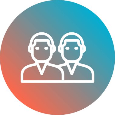 Modern insanların vektör illüstrasyonu