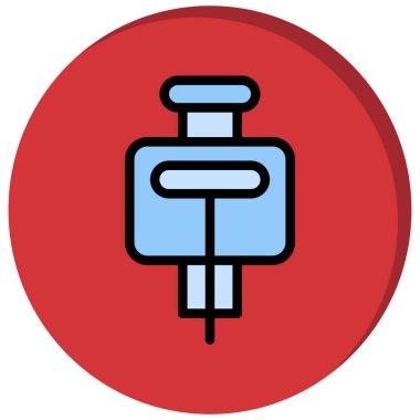 Kan bağışı modern simge, vektör illüstrasyonu