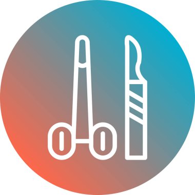 Modern simgenin vektör illüstrasyonu