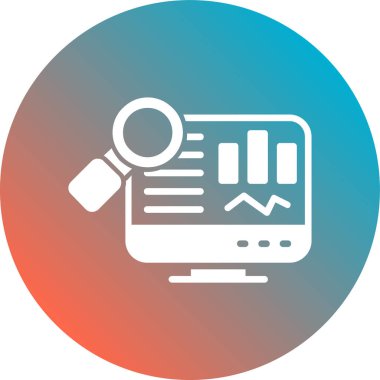 vektör lcd simgesi illüstrasyonu