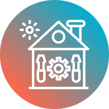 Modern simgenin vektör illüstrasyonu