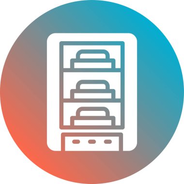 Modern eğitim ikonunun vektör illüstrasyonu