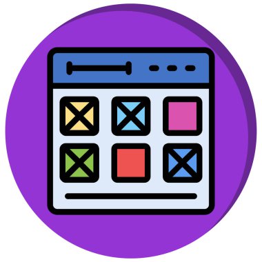 kontrol listesi simgesi. Web için kontrol listesi vektör simgelerinin özet çizimi