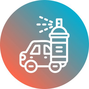 araba yıkama vektör simgesi modern basit vektör illüstrasyonu