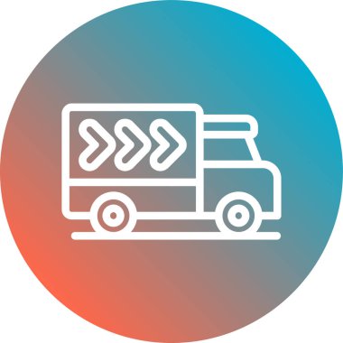 otobüs simge vektör çizim