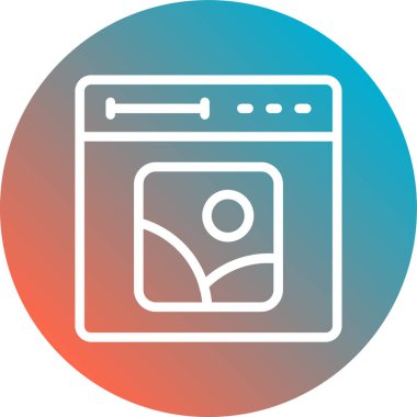 Soyut arkaplanda çamaşır simgesi izole edildi