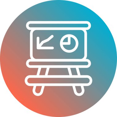 Modern simgenin vektör illüstrasyonu