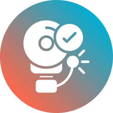 Seo teknolojisi simgesinin vektör illüstrasyonu