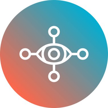 Seo simgesinin vektör illüstrasyonu