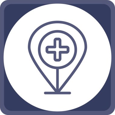 ok simgesi, vektör illüstrasyonlu harita işaretleyici