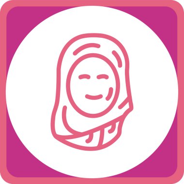 bebek kız simgesi, vektör illüstrasyonu