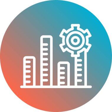 Endüstriyel fabrika kutsal kişilerin resmi, vektör çizim