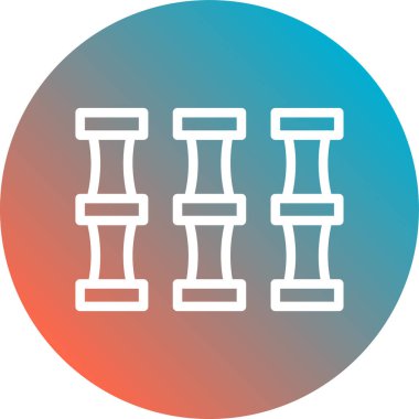 iki renkli ahşap simge