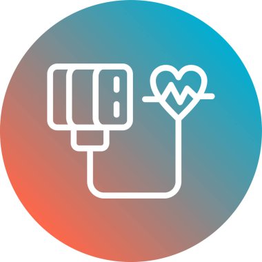 vektör illüstrasyonu, kalp simgesi