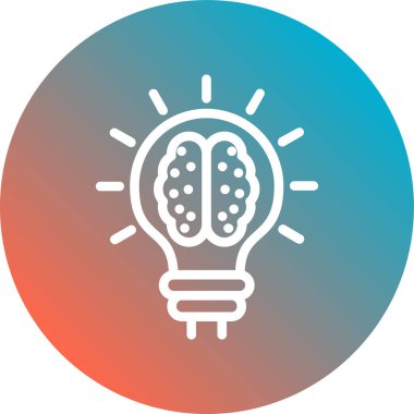 ampul simgesi, vektör illüstrasyonu