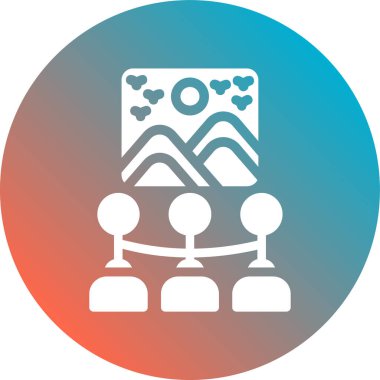 Bir simgenin vektör illüstrasyonu