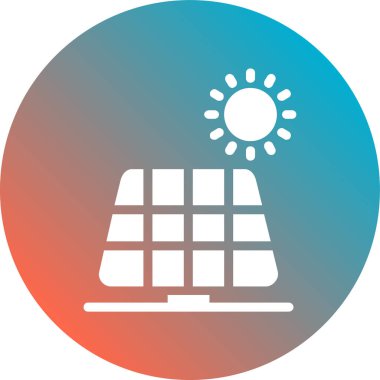 Güneş Simgesi Vektör illüstrasyonu