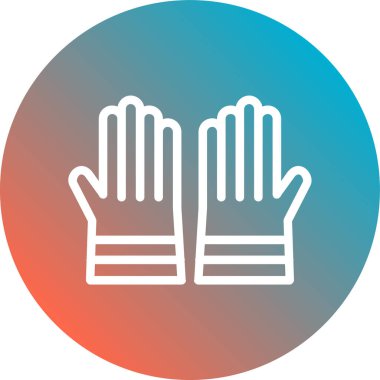 Avuç içi. Web simgesi vektör illüstrasyonu