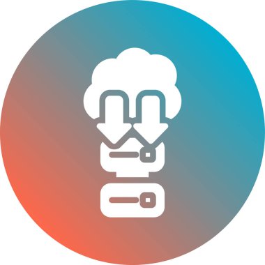 Modern b 'nin vektör illüstrasyonu eksik simgesi