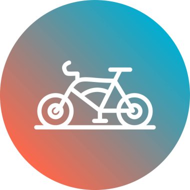 motosiklet düz vektör simgesi