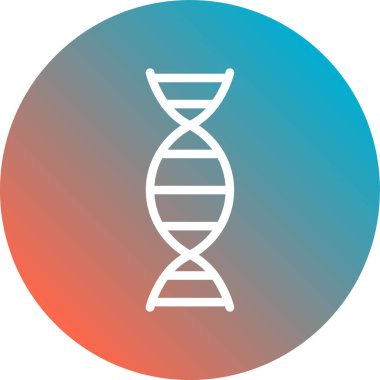 DNA. Web simgesi basit tasarım