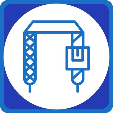 Yol işaretinin vektör illüstrasyonu